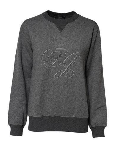 DG Logo Embroidered Pullover Women's Sweater - Dolce & Gabbana - Modalova