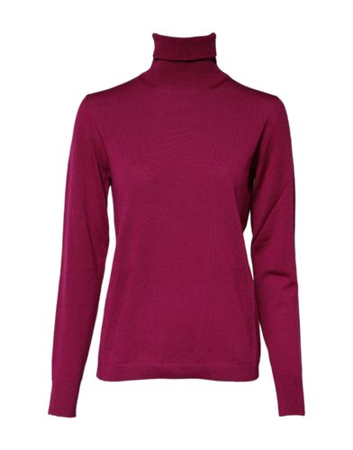 Wool Long Sleeves Turtleneck Women's Sweater - Dolce & Gabbana - Modalova