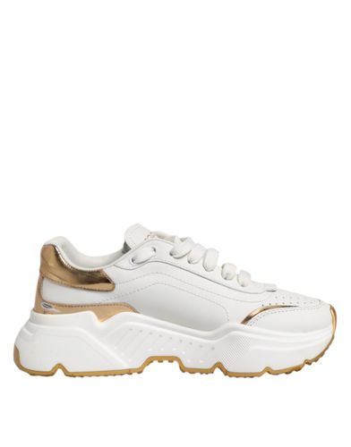 Gold DAYMASTER Leather Sneakers Women's Shoes (Pre-Owned) - Dolce & Gabbana - Modalova