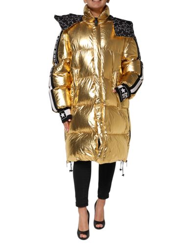 Hooded Puffer Quilted Full Zip Women's Jacket - Dolce & Gabbana - Modalova