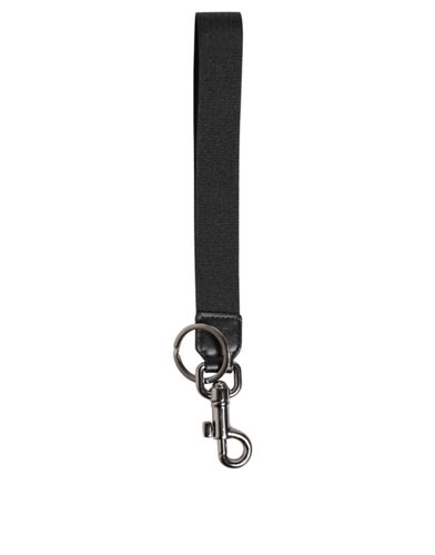 Black Red DG Logo Polyester Silver Men Keychain Men's Keyring - Dolce & Gabbana - Modalova