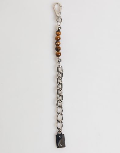 Chain Brass Beaded Lobster Clasp Logo Men Men's Bracelet - Dolce & Gabbana - Modalova