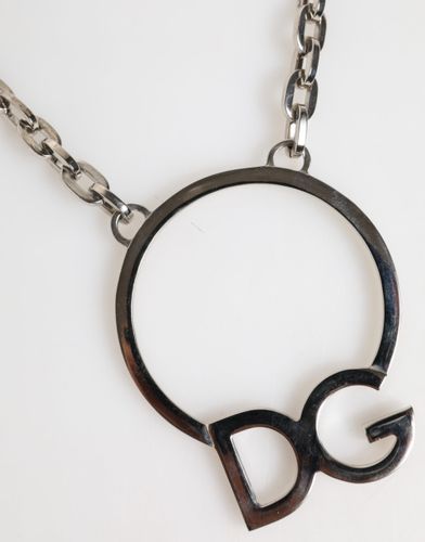 Tone Brass Chain DG Logo Pendant Men Men's Necklace - Dolce & Gabbana - Modalova