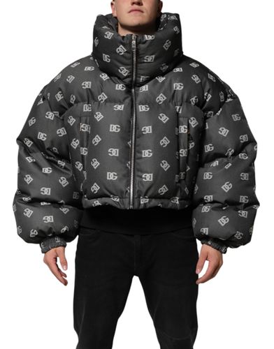 DG Monogram Full Zip Puffer Men Men's Jacket - Dolce & Gabbana - Modalova