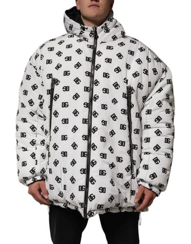 DG Monogram Hooded Puffer Men's Jacket - Dolce & Gabbana - Modalova