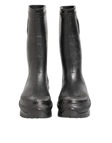 Metallic Pull On Rain Boots Men Men's Shoes - Dolce & Gabbana - Modalova