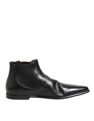 Chelsea Slip On Men Ankle Boots Men's Shoes (Pre-Owned) - Dolce & Gabbana - Modalova