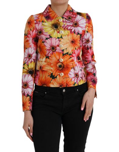 Daisy Print Floral Fantasy Women's Jacket - Dolce & Gabbana - Modalova