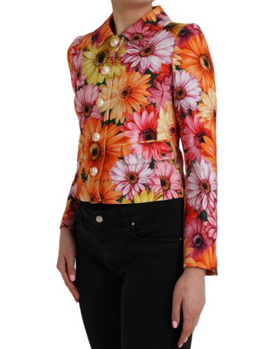 Daisy Print Floral Fantasy Women's Jacket - Dolce & Gabbana - Modalova