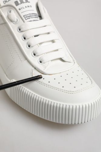 Miami Leather Low Top Sneakers Men's Shoes (Pre-Owned) - Dolce & Gabbana - Modalova
