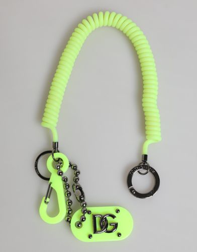 Springy Key Holder DG Logo Men's Keychain Keyring - Dolce & Gabbana - Modalova