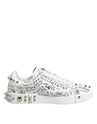 Portofino Studded Men Sneakers Men's Shoes (Pre-Owned) - Dolce & Gabbana - Modalova