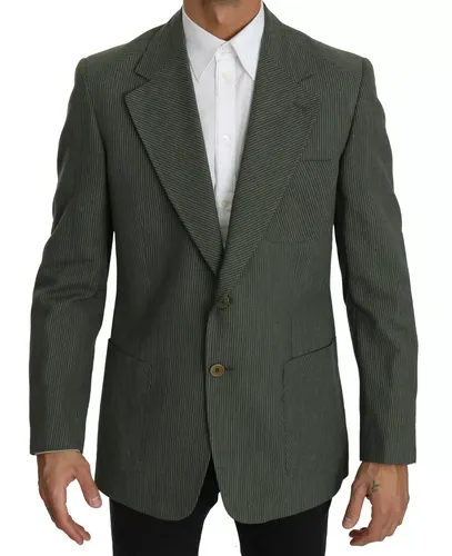 Linen Blazer One Piece Single Breasted Men's Jacket - Romeo Gigli - Modalova