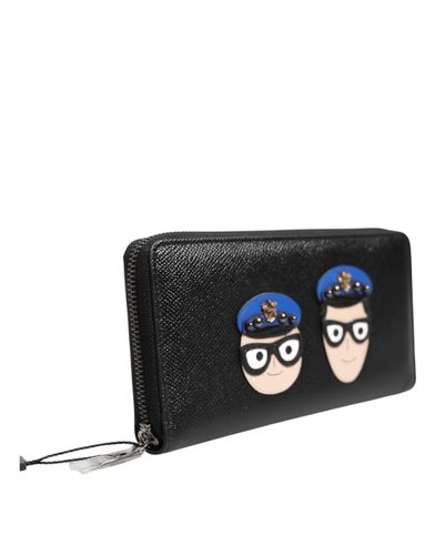 Leather #DGFAMILY Zipper Continental Mens Men's Wallet - Dolce & Gabbana - Modalova