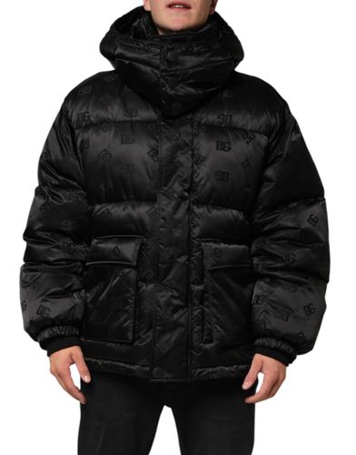 Monogram Logo Puffer Nylon Hooded Men's Jacket (Pre-Owned) - Dolce & Gabbana - Modalova