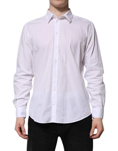 Cotton STAFF Long Sleeves Forma Men's Shirt - Dolce & Gabbana - Modalova