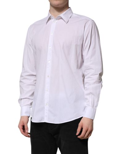 Cotton STAFF Long Sleeves Forma Men's Shirt - Dolce & Gabbana - Modalova