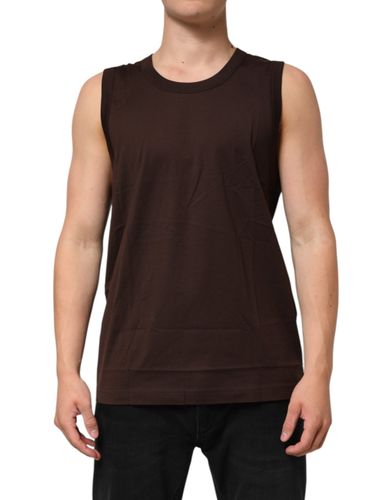 Cotton Sleeveless Underwear Men Tank Men's Top - Dolce & Gabbana - Modalova