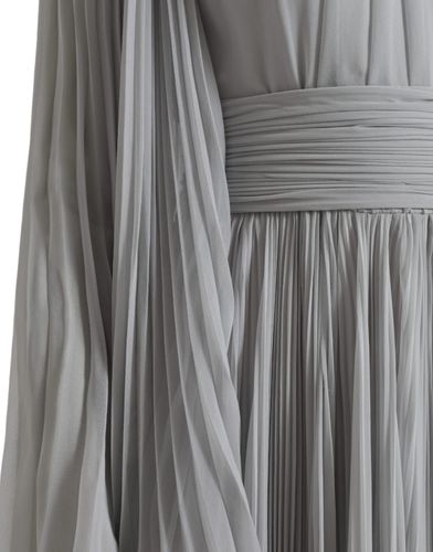 Light Grey Polyester Pleated Long Maxi Women's Dress (Pre-Owned) - Dolce & Gabbana - Modalova