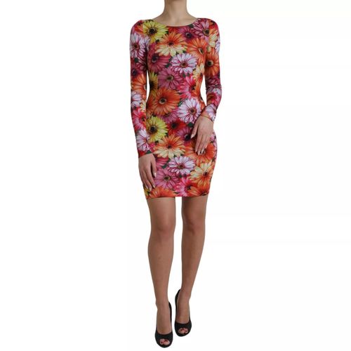 Floral Print Sheath Mini Women's Dress (Pre-Owned) - Dolce & Gabbana - Modalova