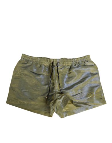 Polyester Metallic Logo Print Men Men's Swimwear - Dolce & Gabbana - Modalova