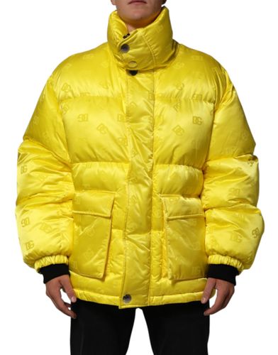 Nylon Logo Puffer Bomber Men Men's Jacket (Pre-Owned) - Dolce & Gabbana - Modalova