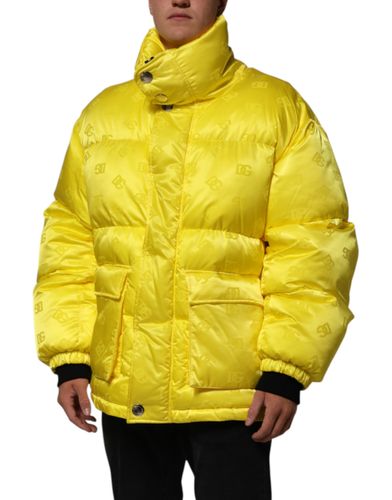 Nylon Logo Puffer Bomber Men Men's Jacket (Pre-Owned) - Dolce & Gabbana - Modalova