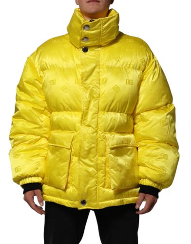 Nylon Logo Puffer Bomber Men Men's Jacket (Pre-Owned) - Dolce & Gabbana - Modalova