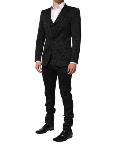Piece Brocade Jacquard Suit Men's MARTINI - Dolce & Gabbana - Modalova
