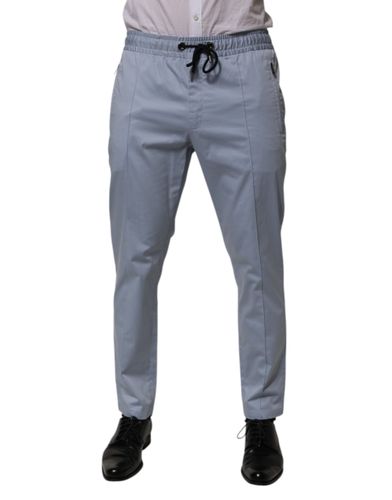 Cotton Drawstring Elastic Waist Men Men's Pants (Pre-Owned) - Dolce & Gabbana - Modalova