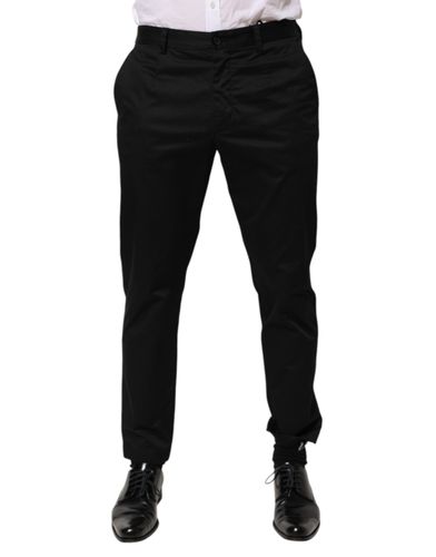 Cotton Tapered Men Formal Trousers Men's Pants (Pre-Owned) - Dolce & Gabbana - Modalova