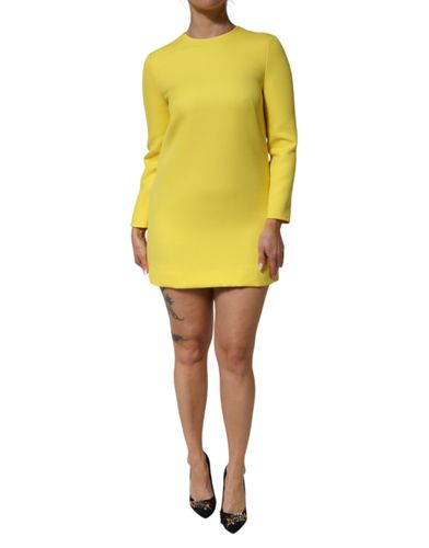 Viscose Acetate Mini Long Sleeve Women's Dress - Dolce & Gabbana - Modalova