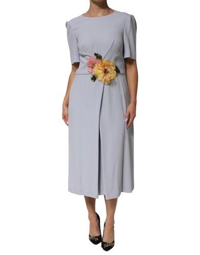 Viscose Blend Floral Applique Women's Dress (Pre-Owned) - Dolce & Gabbana - Modalova