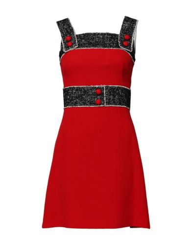 Wool Sleeveless A-line Flared Mini Women's Dress - Dolce & Gabbana - Modalova