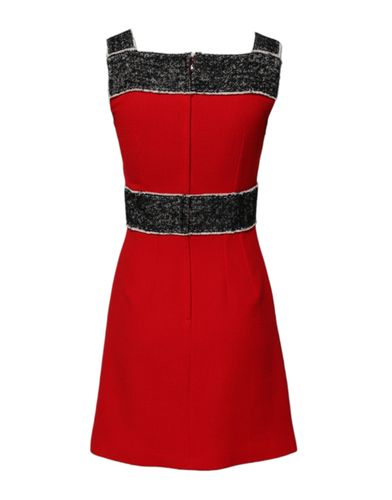 Wool Sleeveless A-line Flared Mini Women's Dress - Dolce & Gabbana - Modalova