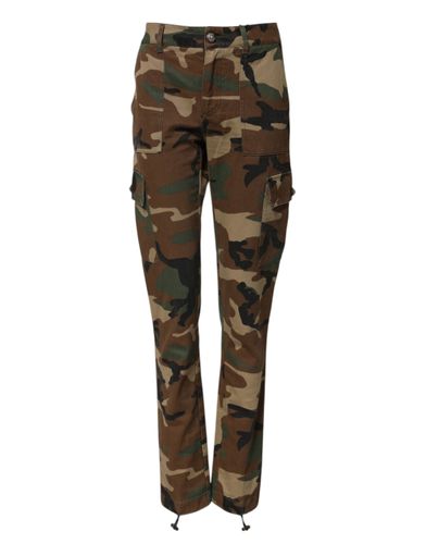 Camouflage Cargo Women's Pants - Dolce & Gabbana - Modalova