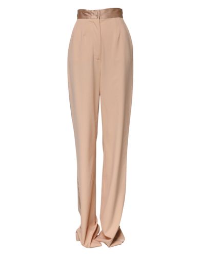 Polyester Mid Waist Tapered Women's Pants (Pre-Owned) - Dolce & Gabbana - Modalova