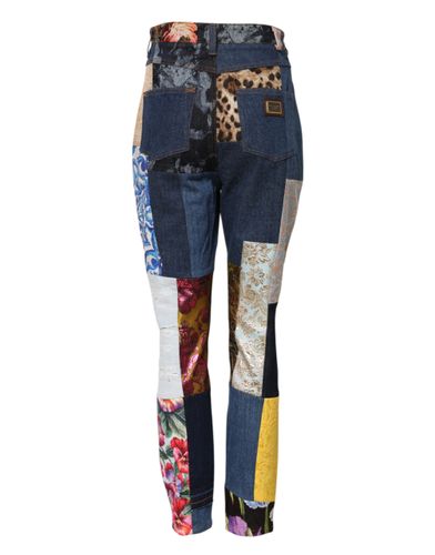 Patchwork Skinny Denim Women's Jeans - Dolce & Gabbana - Modalova