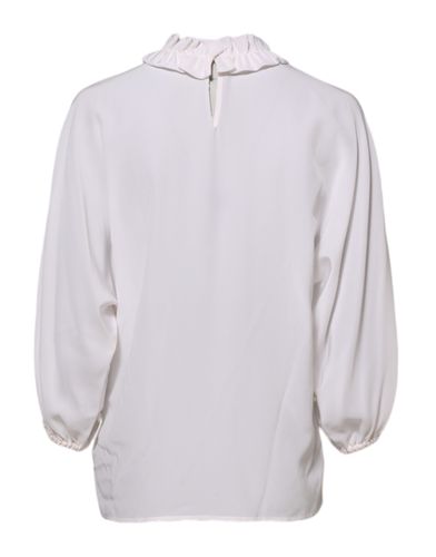Ruffled Neckline Blouse Pullover Women's Top - Dolce & Gabbana - Modalova