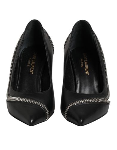 Leather Pointed Toe Heels Women's Shoes (Pre-Owned) - Saint Laurent - Modalova