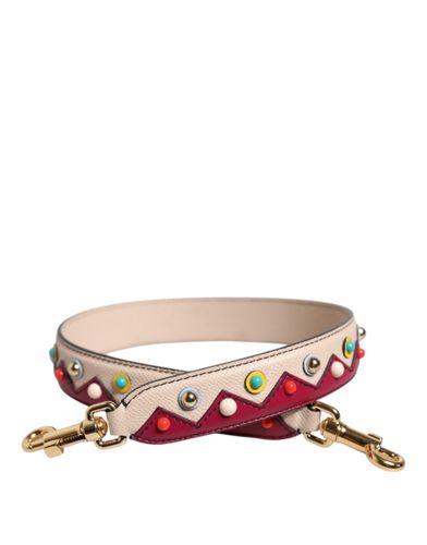 Red Leather Handbag Accessory Shoulder Women's Strap - Dolce & Gabbana - Modalova