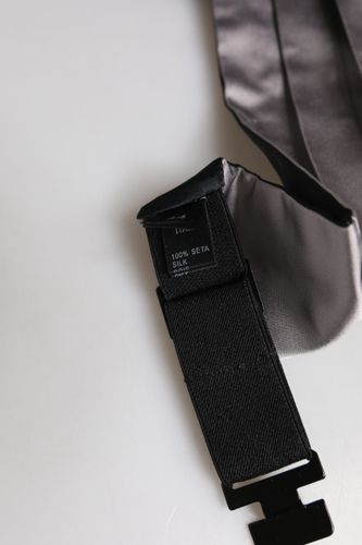 Men 100% Silk Belt Wide Waist Men's Cummerbund - Dolce & Gabbana - Modalova