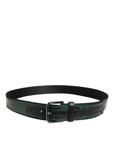Green Black Polyester DG Logo Buckle Men's Belt (Pre-Owned) - Dolce & Gabbana - Modalova