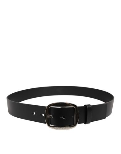 Leather Classic Metal Buckle Men's Belt - Dolce & Gabbana - Modalova