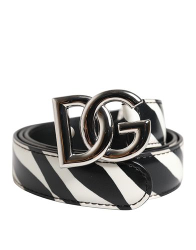 Leather Silver Metal Buckle Women's Belt (Pre-Owned) - Dolce & Gabbana - Modalova