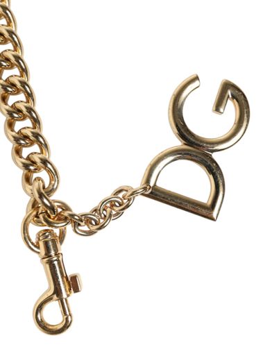 Leopard Gold Brass Chain Accessory Shoulder Women's Strap - Dolce & Gabbana - Modalova