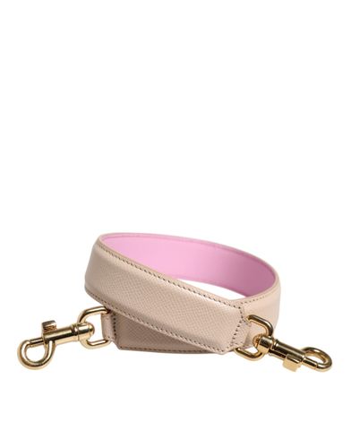 Pink Leather Handbag Accessory Shoulder Women's Strap - Dolce & Gabbana - Modalova