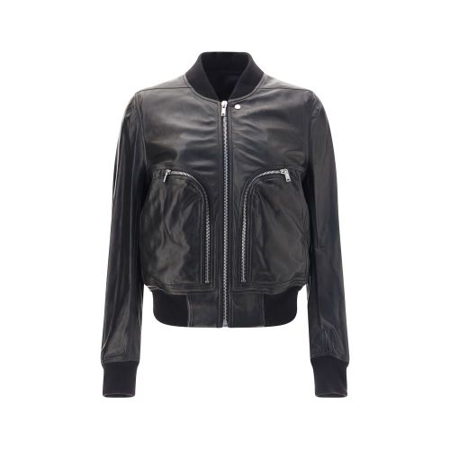 Bauhaus Flight Leather Men's Jacket - Rick Owens - Modalova