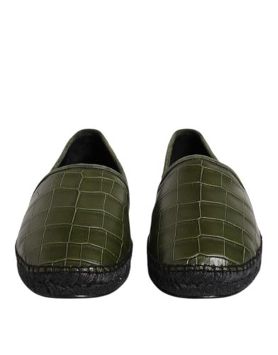 Exotic Leather Espadrilles Slip On Men's Shoes - Dolce & Gabbana - Modalova