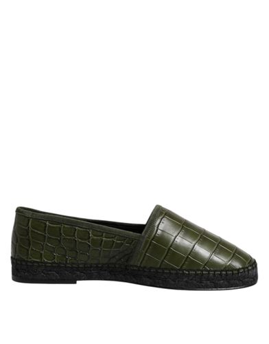 Exotic Leather Espadrilles Slip On Men's Shoes - Dolce & Gabbana - Modalova